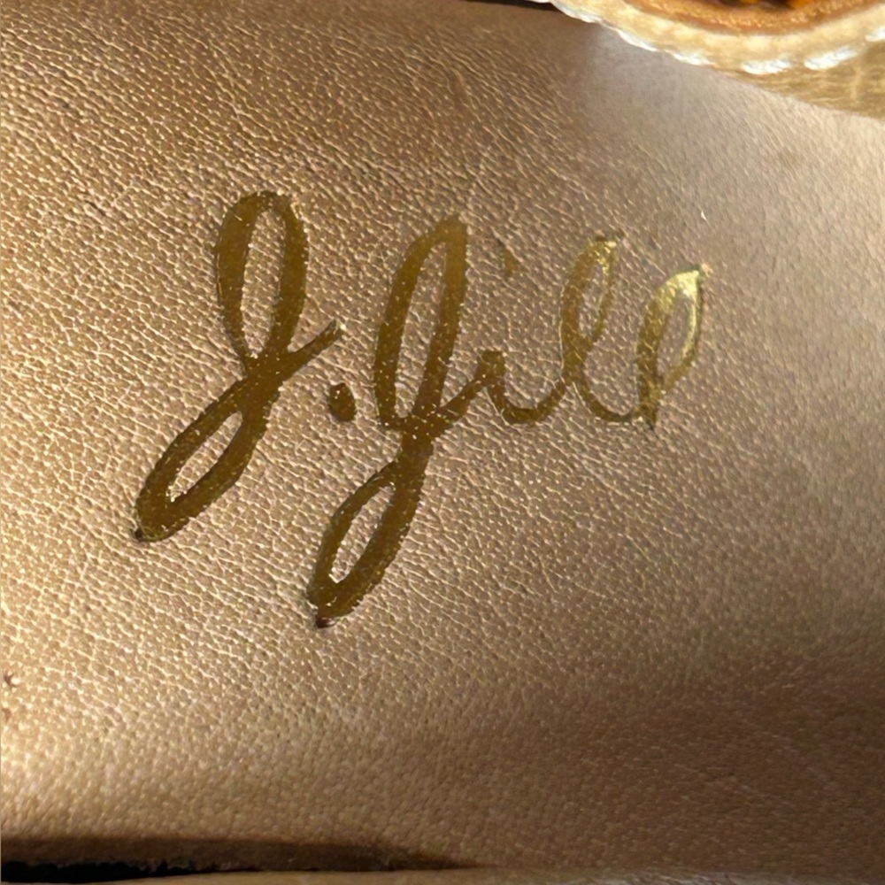 J. Jill Brown Beaded Leather Sole Bohemian Flip Flop Thong Sandals Size 8 - Picture 12 of 14